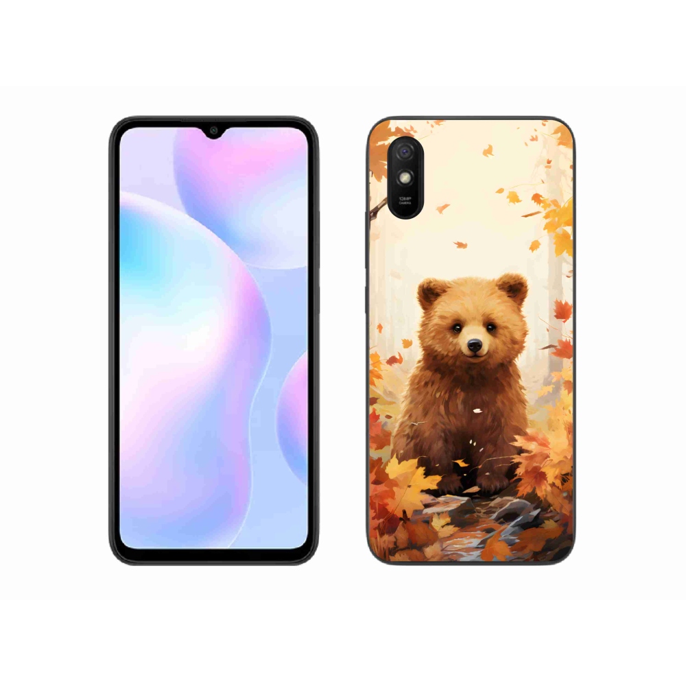 Gélový kryt mmCase na Xiaomi Redmi 9AT - medveď v lese