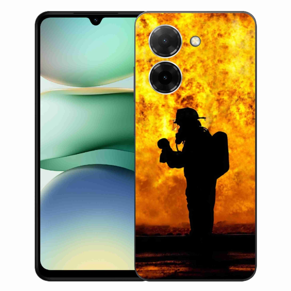 Gélový kryt mmCase na Xiaomi Redmi A5 (173.45x79.35x8.45mm) - hasič