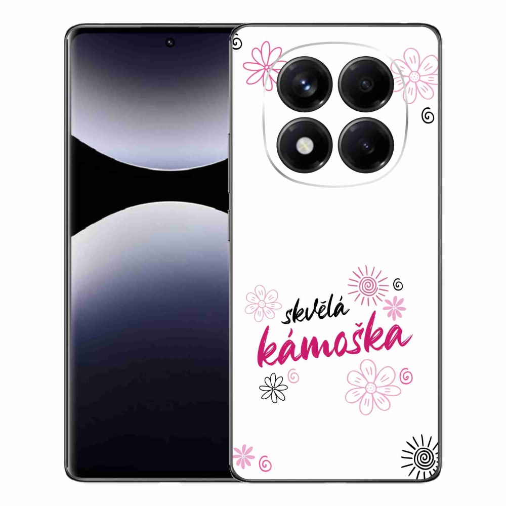 Gélový kryt mmCase na Xiaomi Redmi Note 14 Pro - skvelá kamoška biele pozadie