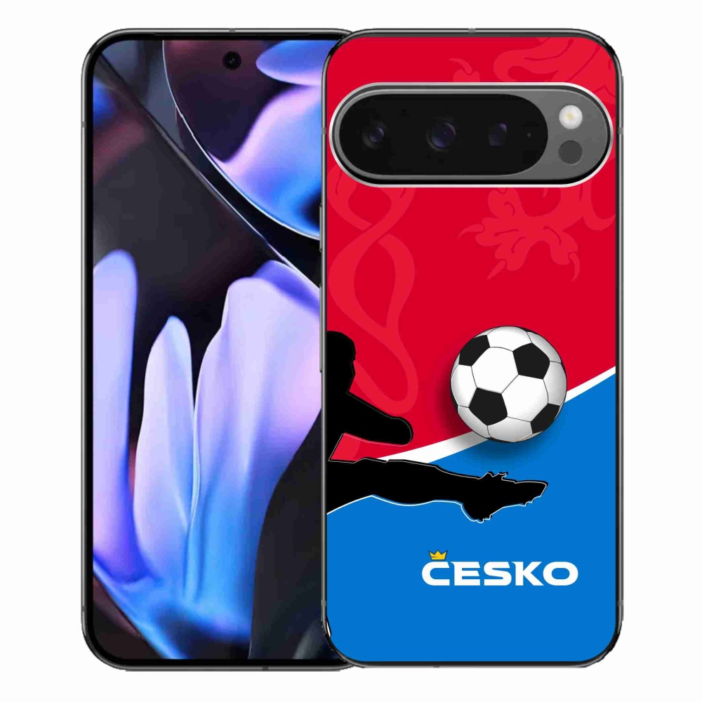 Gélový kryt mmCase na Google Pixel 9 Pro XL - futbal Česko 2