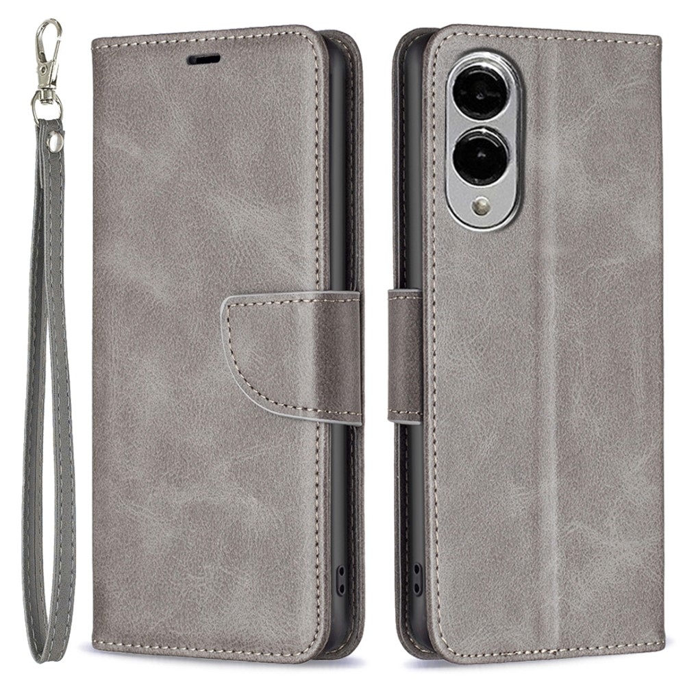 Case knižkové púzdro na Samsung Galaxy S25 Edge - šedé