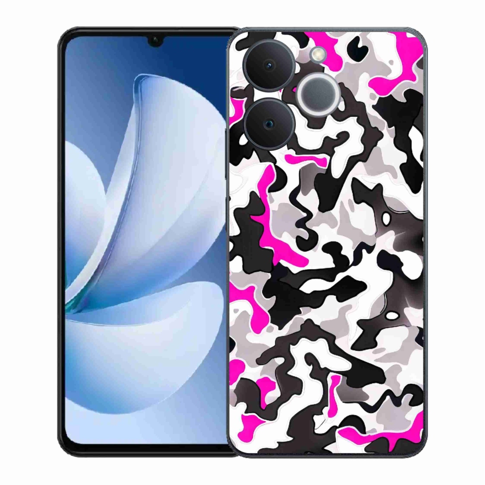 Gélový kryt mmCase na Realme Note 70T - maskáčový vzor 5