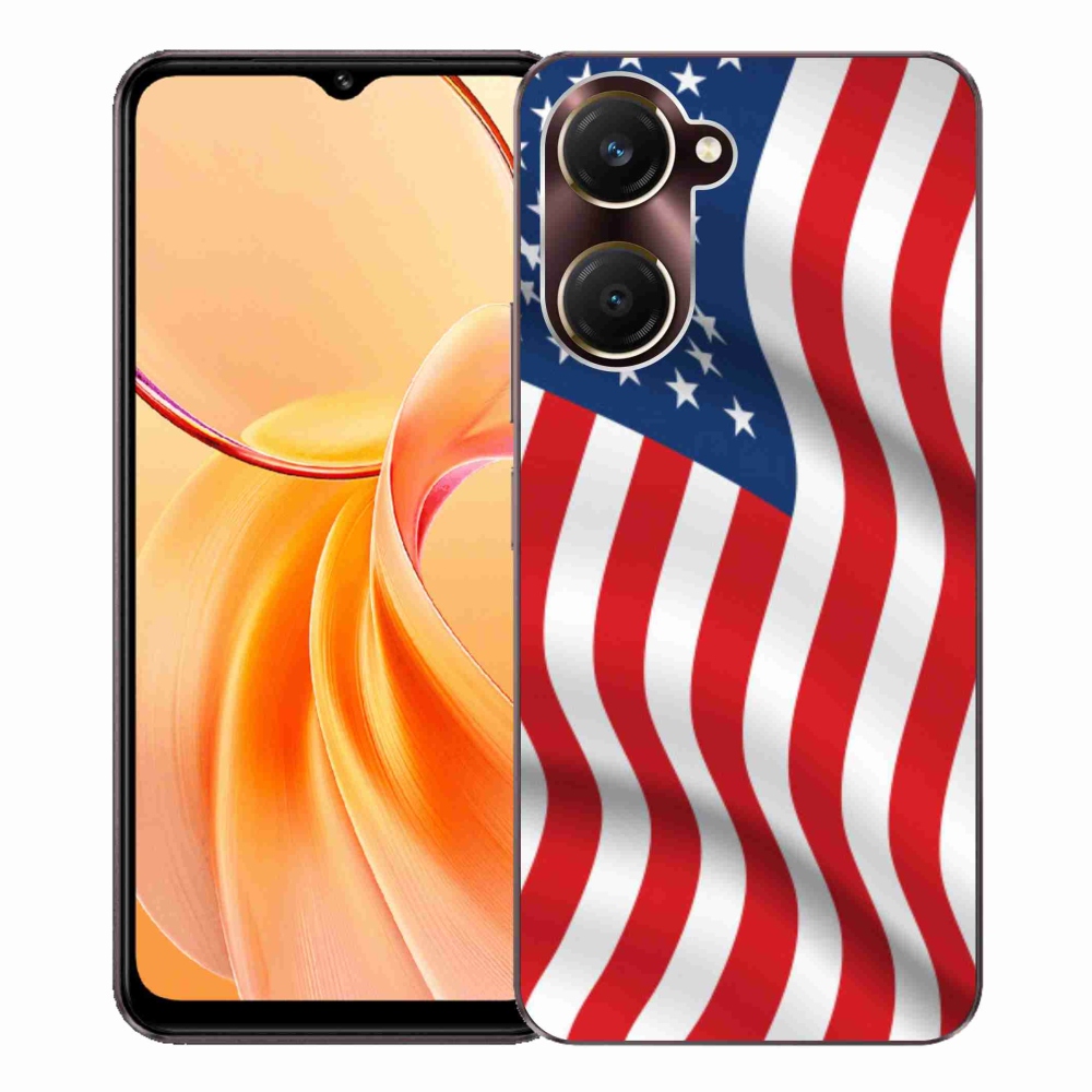 Gélový kryt mmCase na Vivo Y28s 5G - USA vlajka
