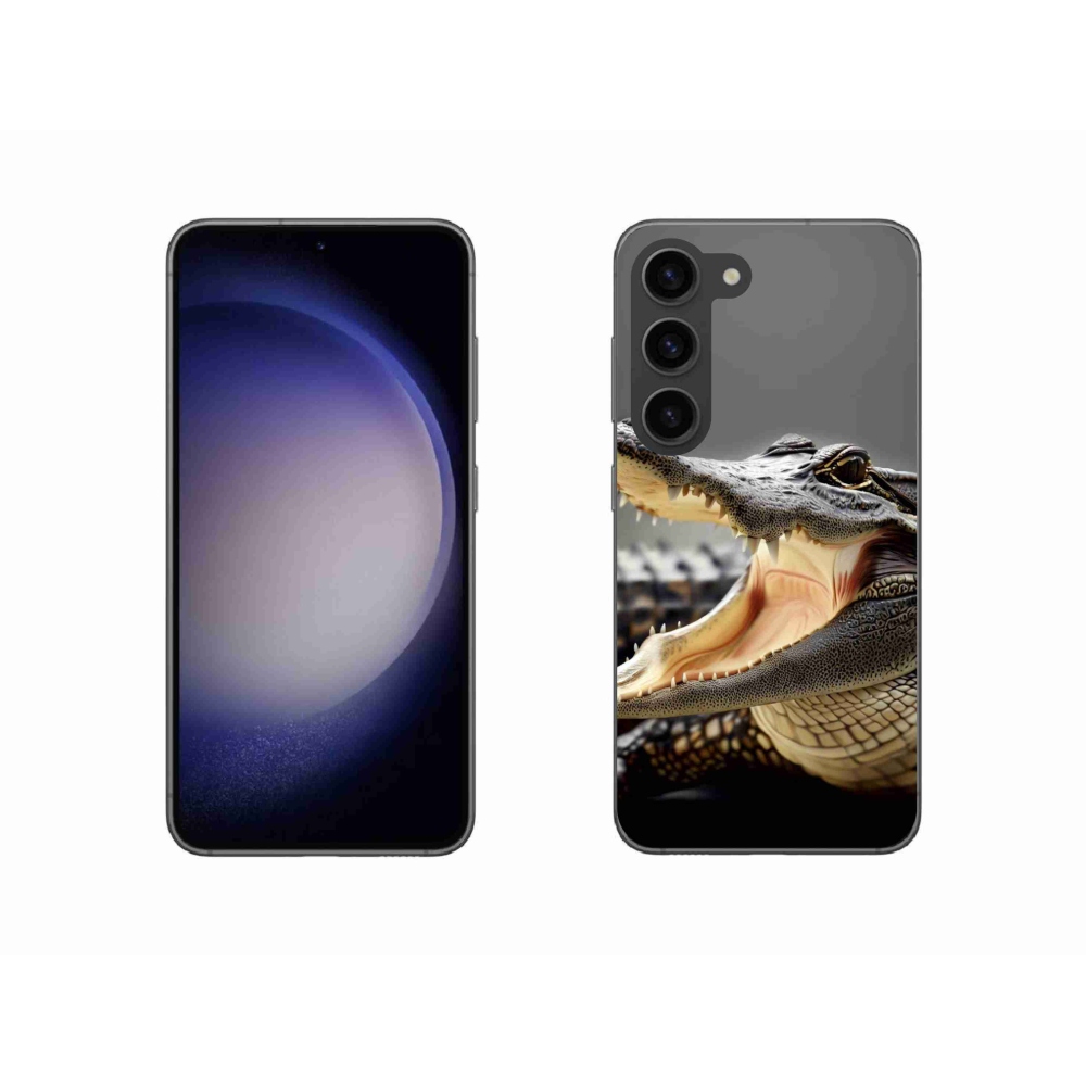 Gélový kryt mmCase na Samsung Galaxy S23 5G - krokodíl