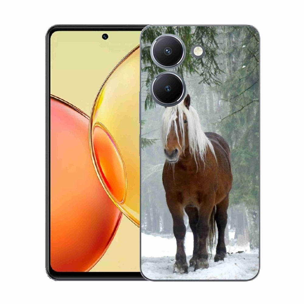 Gélový kryt mmCase na Vivo Y36 - kôň v lese