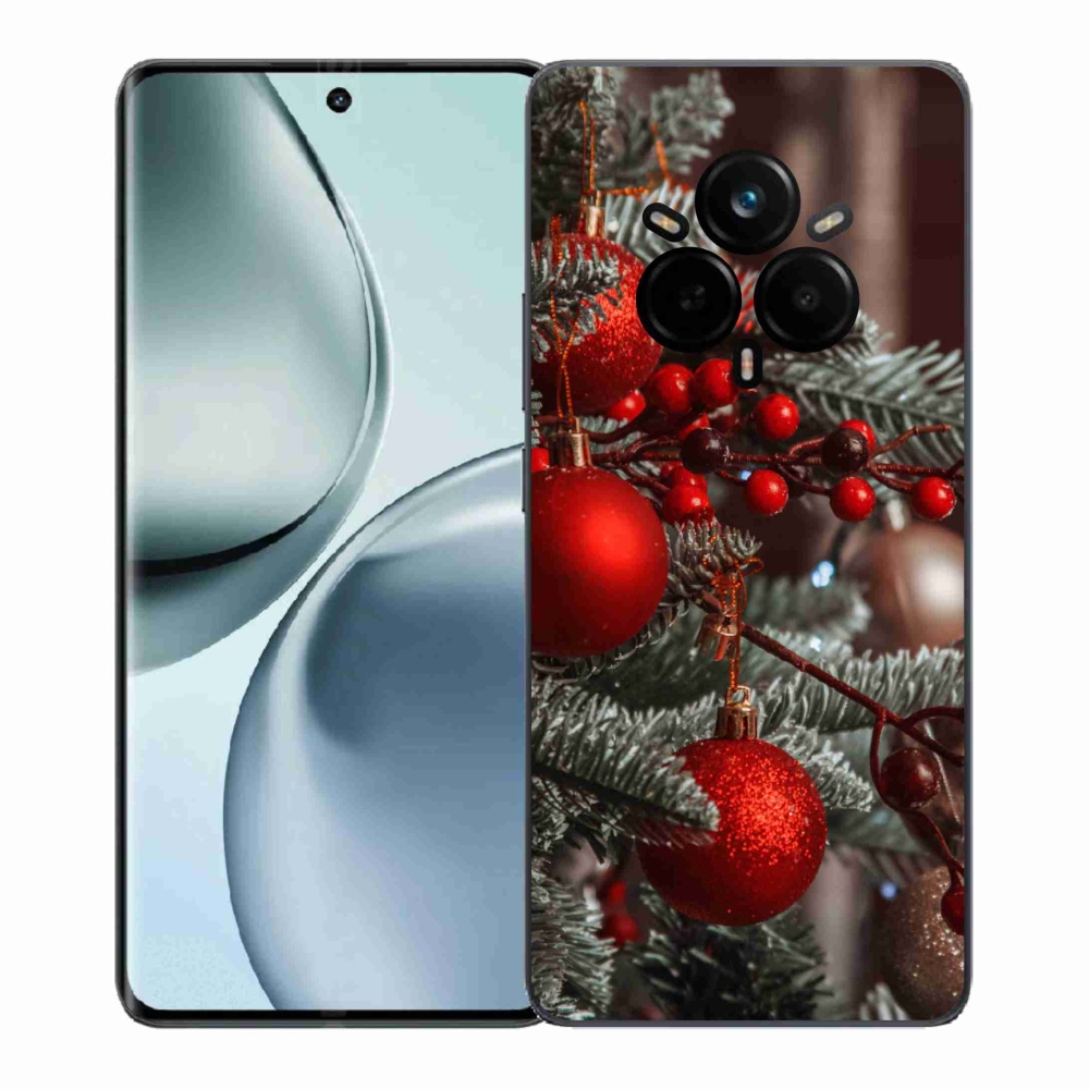 Gélový kryt mmCase na Realme 14 Pro+ 5G - vianočné ozdoby 2