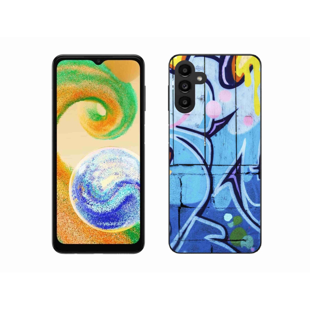 Gélový kryt mmCase na Samsung Galaxy A04s (164.7x76.7x9.1mm) - graffiti