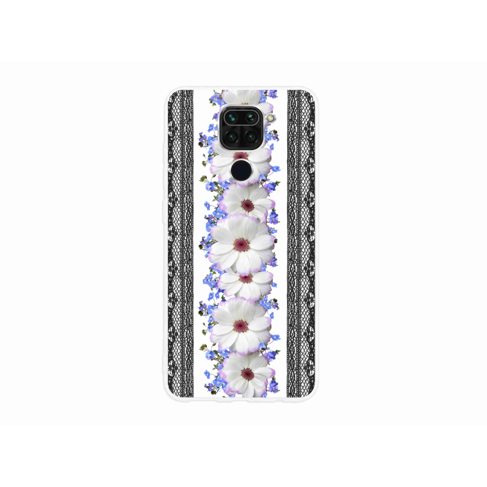 Gélový kryt mmCase na Xiaomi Redmi Note 9 - kvety 8