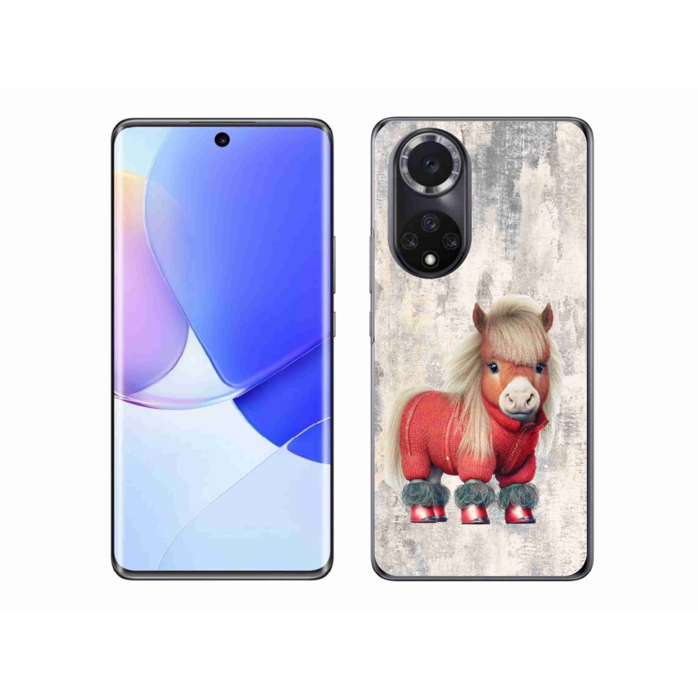 Gelový kryt mmCase na Huawei Nova 9 - poník ve svetru