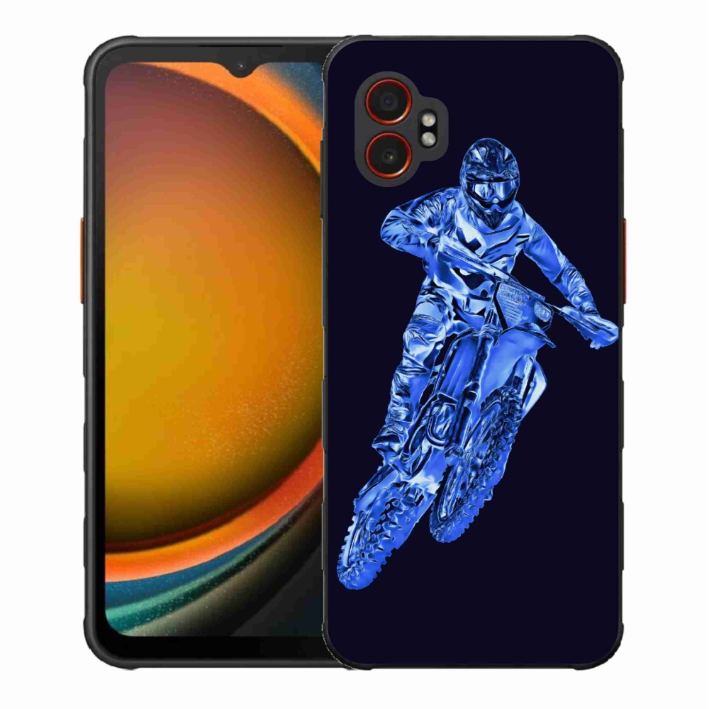 Gélový kryt mmCase na Samsung Galaxy Xcover 7 Pro - motocross 1