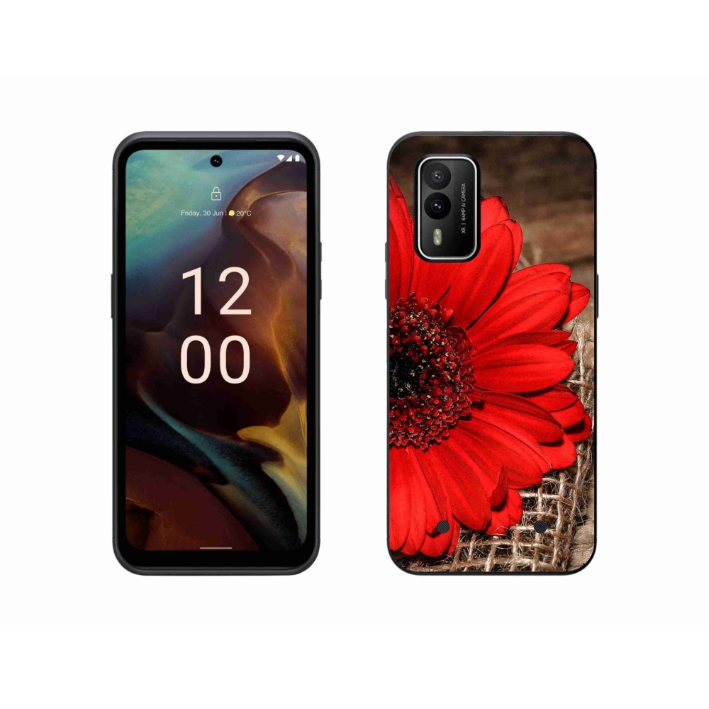 Gélový kryt mmCase na Nokia XR21 - gerbera