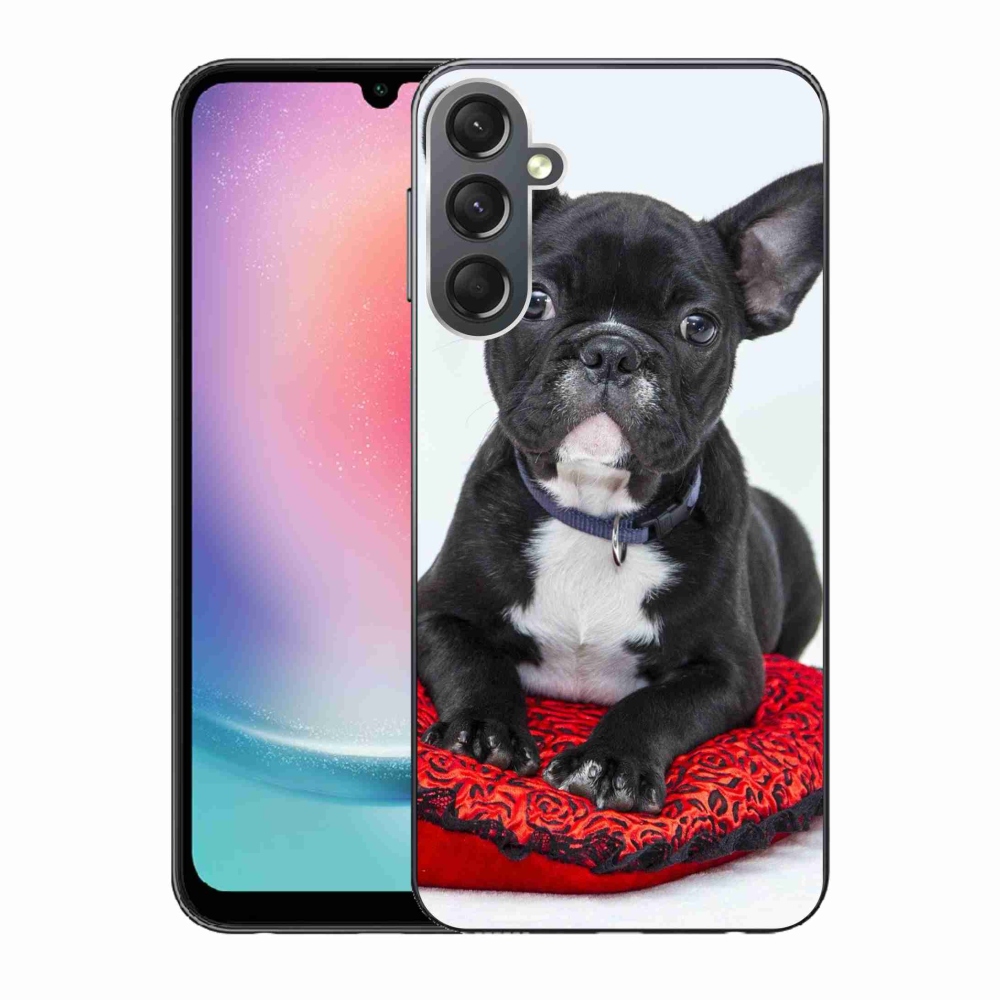 Gélový obal mmCase na Samsung Galaxy A24 - buldog