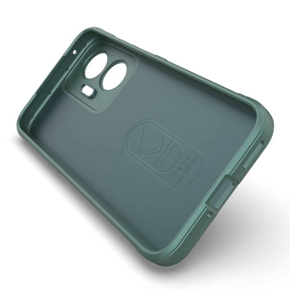 Rugg odolný gélový obal na Xiaomi Poco F7 5G - zelený