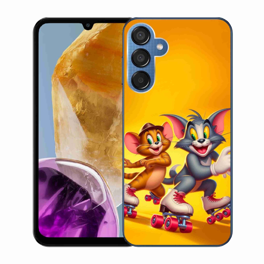 Gélový kryt mmCase na Samsung Galaxy M15 5G - tom a jerry