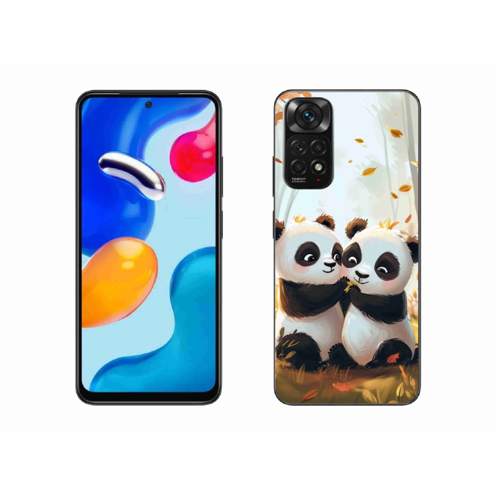 Gélový kryt mmCase na Xiaomi Redmi Note 11S 4G - pandy