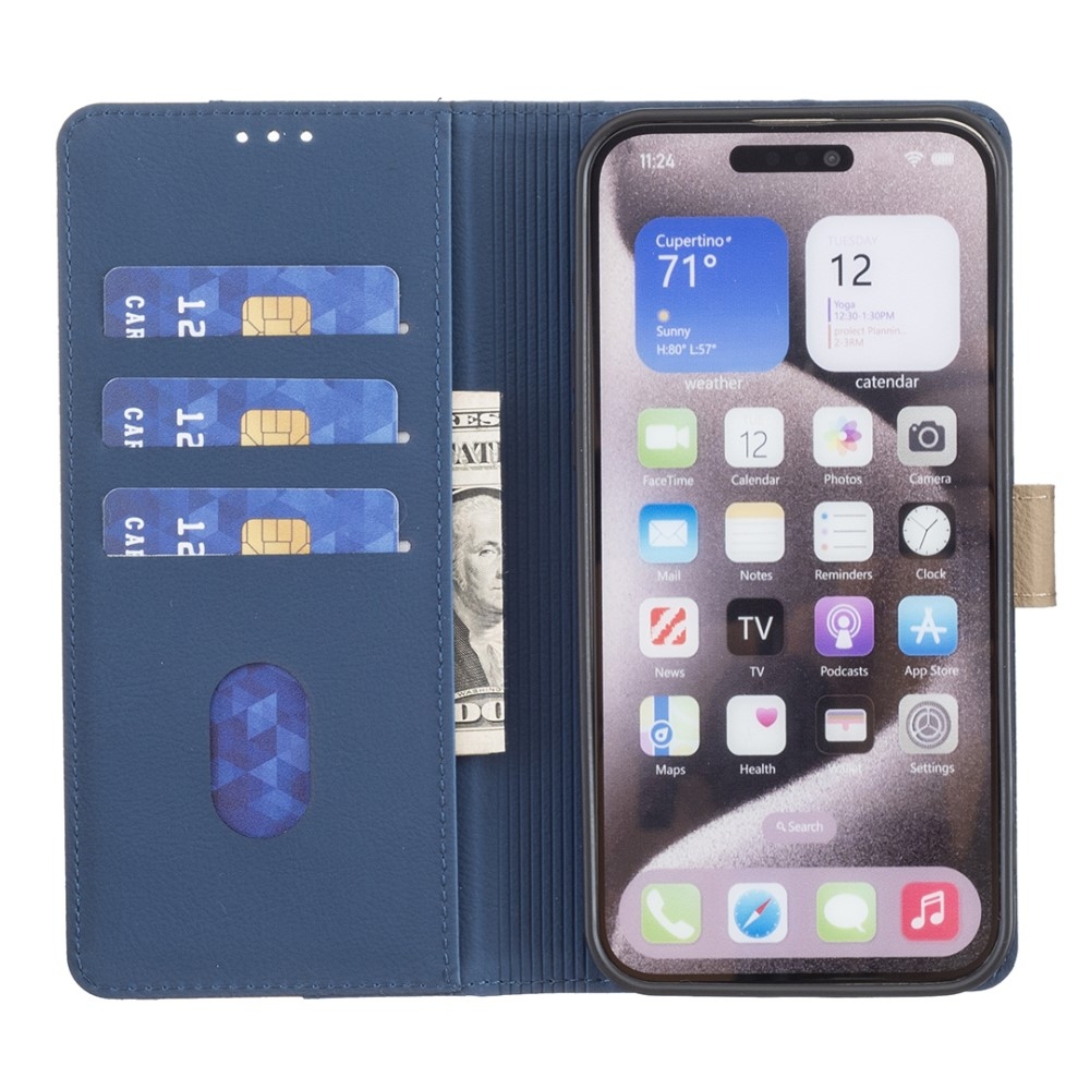 BNF DUO knižkové púzdro na Samsung Galaxy A06 4G - modré