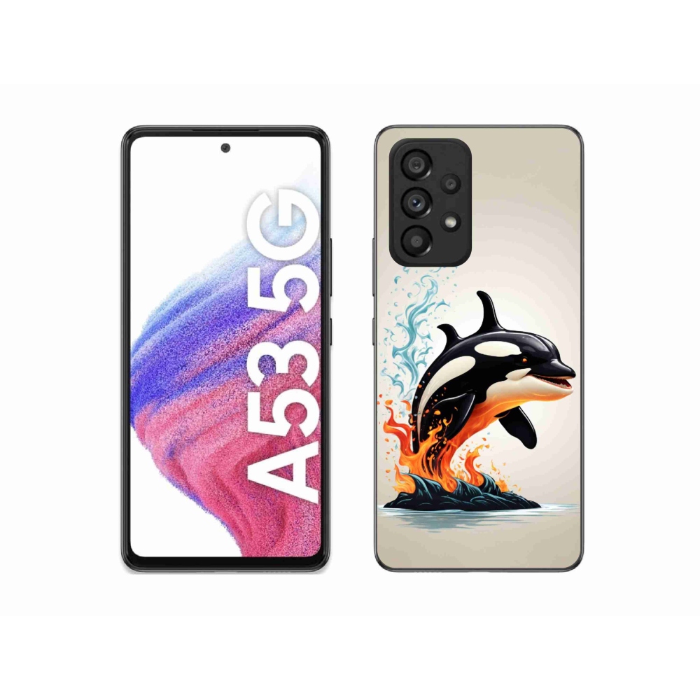 Gélový kryt mmCase na Samsung Galaxy A53 5G - kosatka