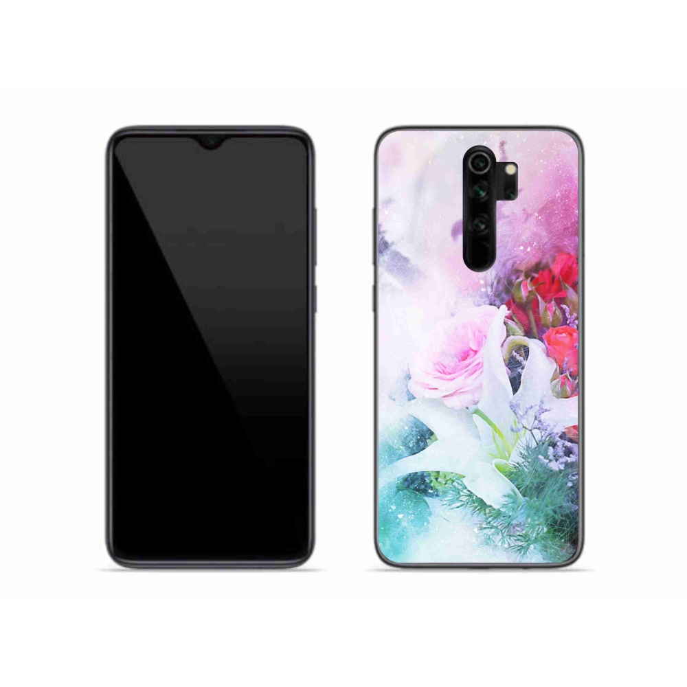 Gélový kryt mmCase na mobil Xiaomi Redmi Note 8 Pro - kvety 4