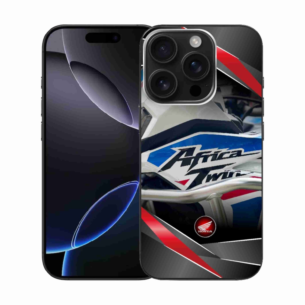 Gélový kryt mmCase na iPhone 16 Pro - motorka honda