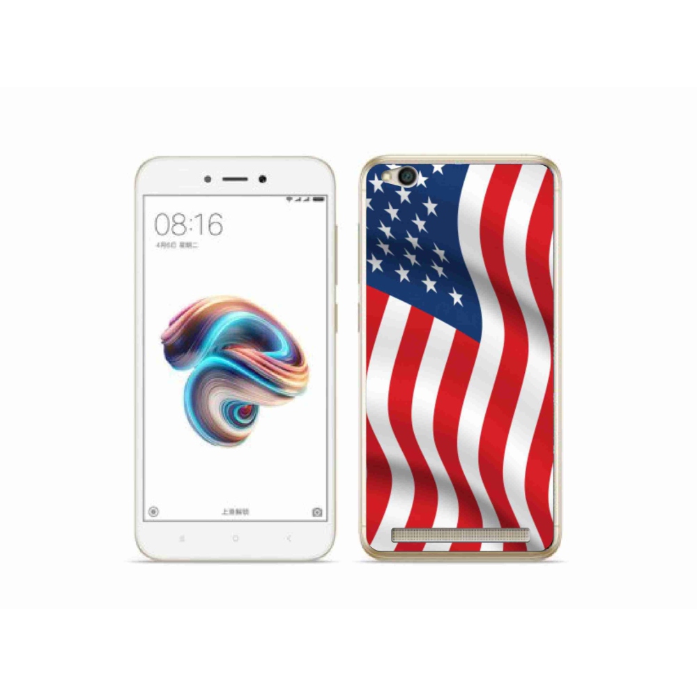 Gélový kryt mmCase na mobil Xiaomi Redmi 5A - USA vlajka