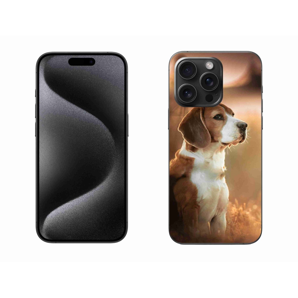 Gélový kryt mmCase na iPhone 15 Pro Max - bígl