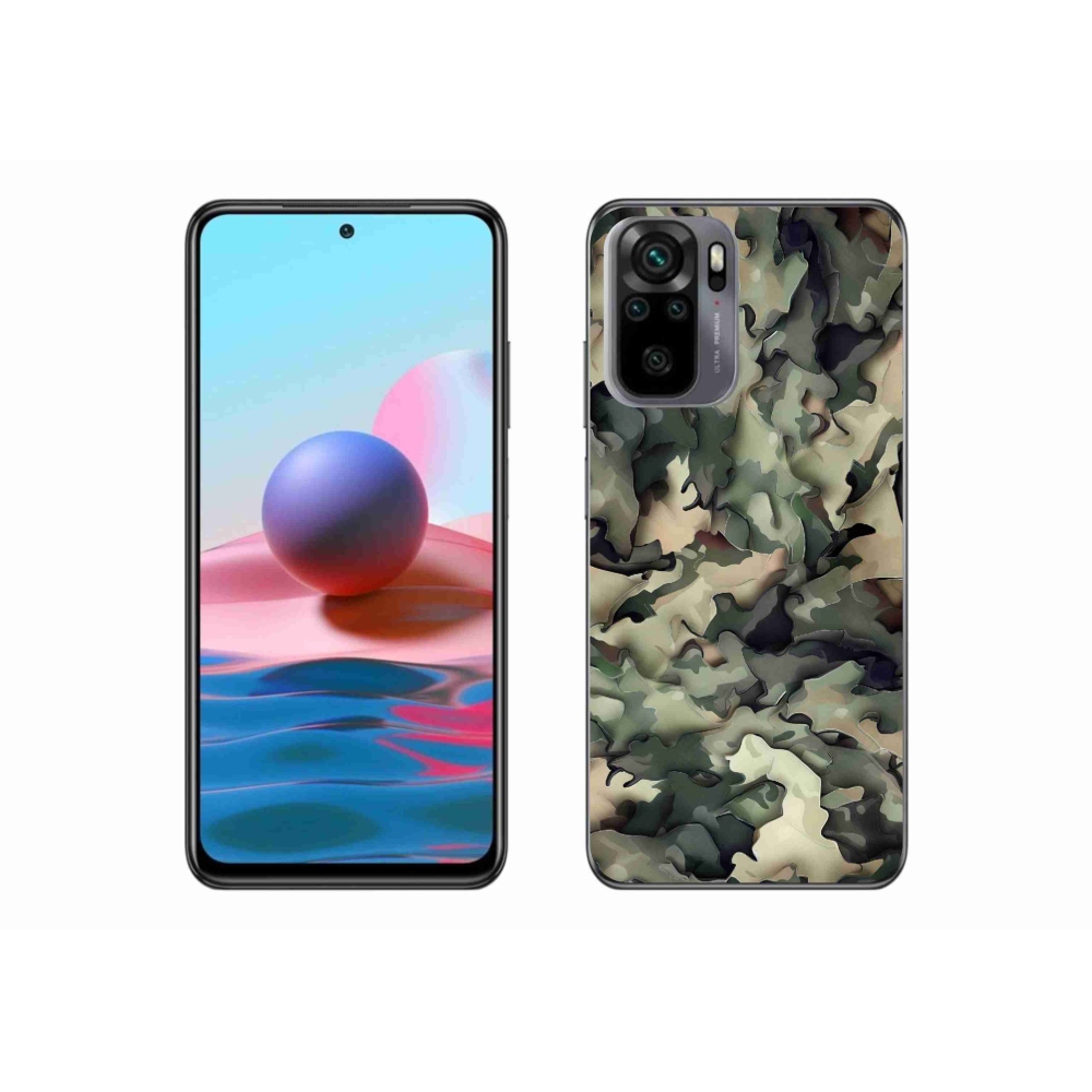 Gélový kryt mmCase na Xiaomi Redmi Note 10S - maskáčový vzor 9