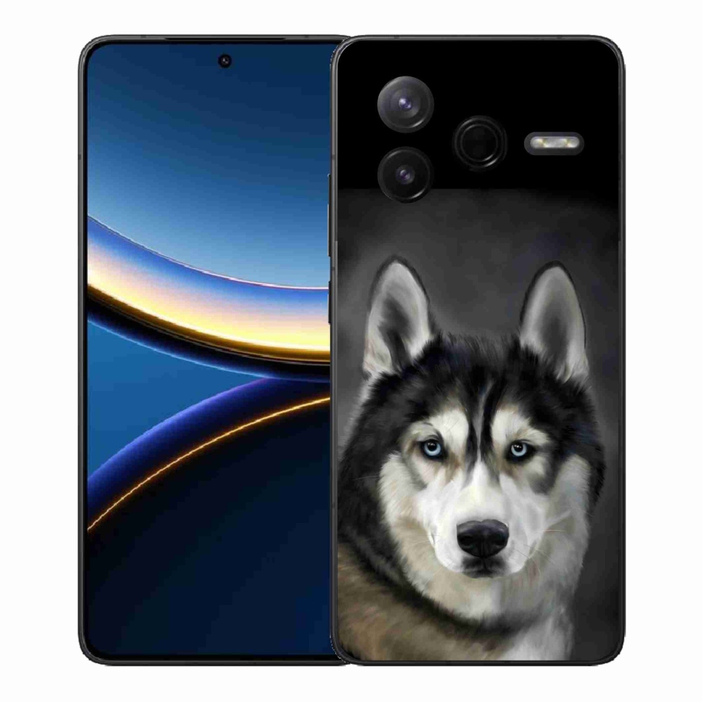 Gélový kryt mmCase na Xiaomi Poco F7 Pro - husky