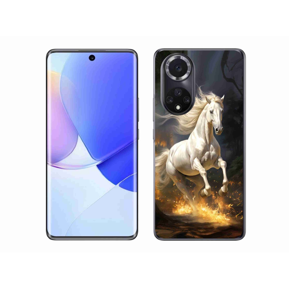 Gelový kryt mmCase na Huawei Nova 9 - bílý kůň 2