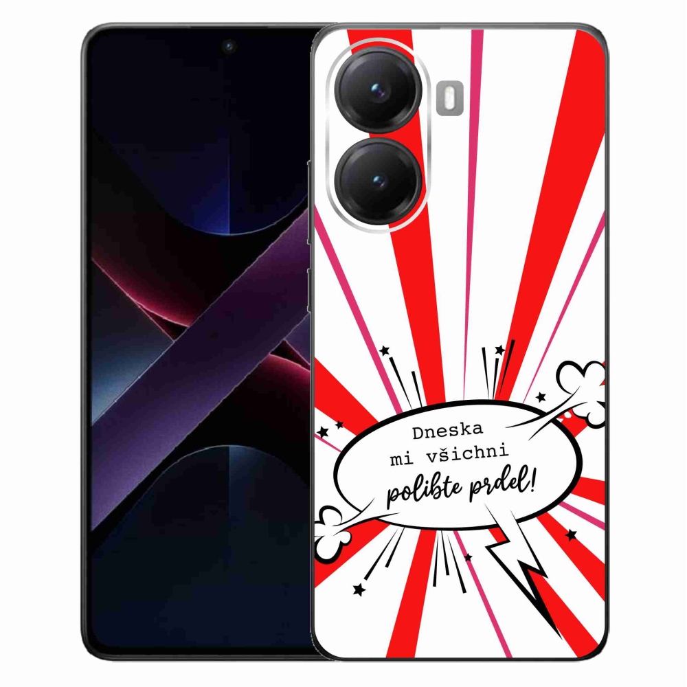 Gélový kryt mmCase na Xiaomi Poco X7 Pro 5G - vtipný text 15 biele pozadie