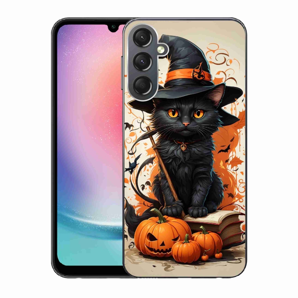 Gélový kryt mmCase na Samsung Galaxy A24 - kocúr čarodejník