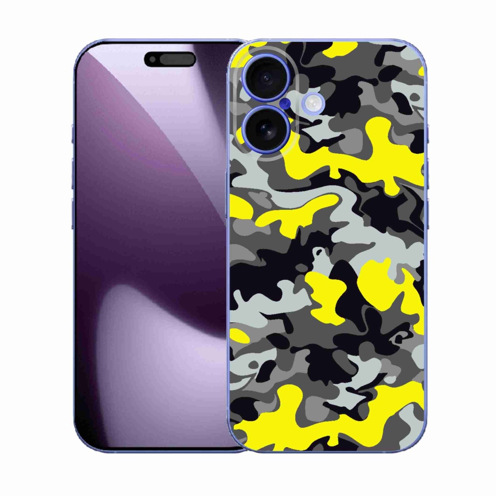 Gélový kryt mmCase na iPhone 17 - maskáčový vzor 6