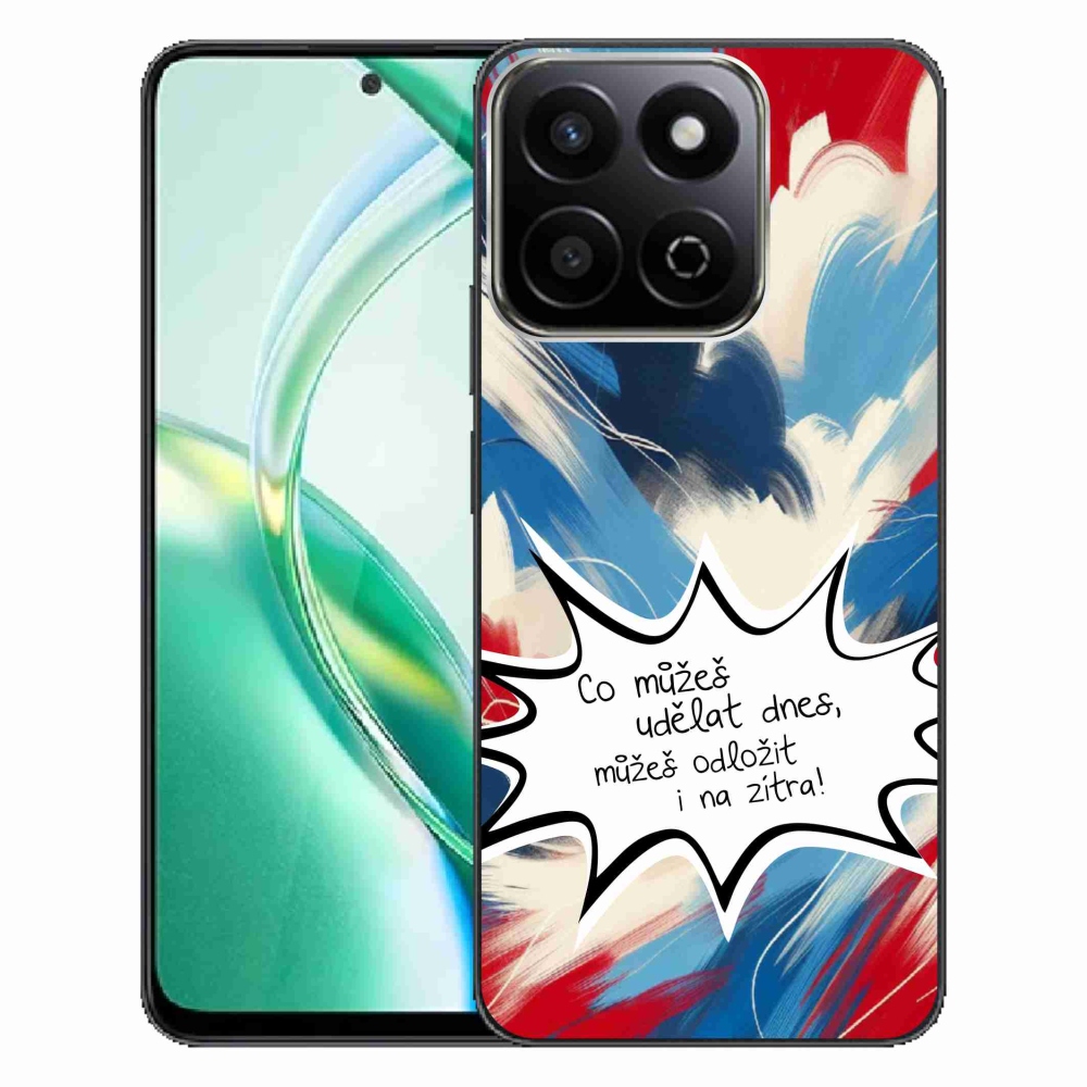 Gélový kryt mmCase na Honor 200 Smart 5G - vtipný text 9 biele pozadie