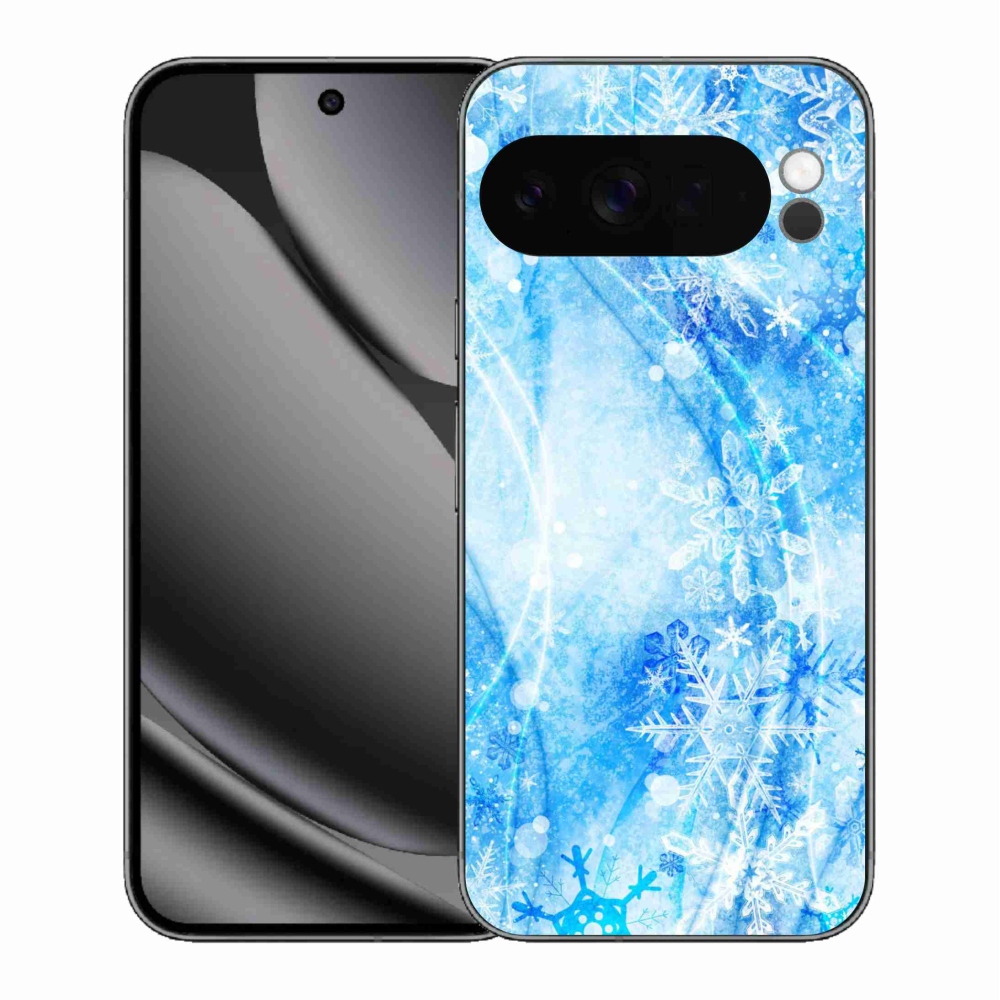 Gélový kryt mmCase na Google Pixel 10 Pro XL - snehové vločky