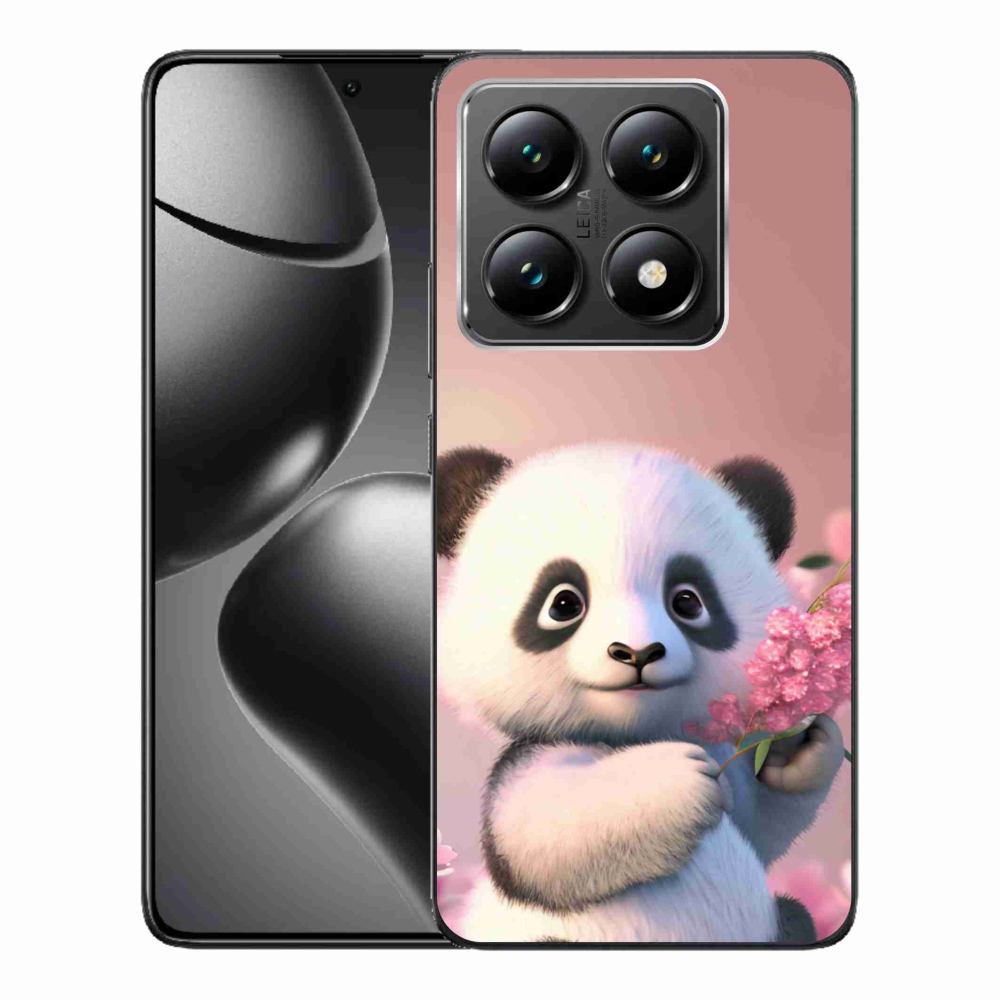 Gélový kryt mmCase na Xiaomi 14T - roztomilá panda