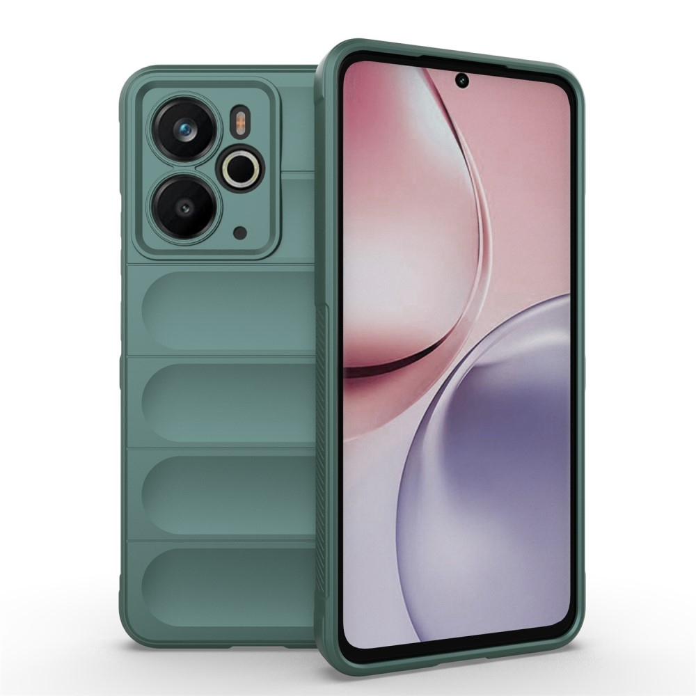 Rugg odolný gélový obal na Realme 14 5G - zelený