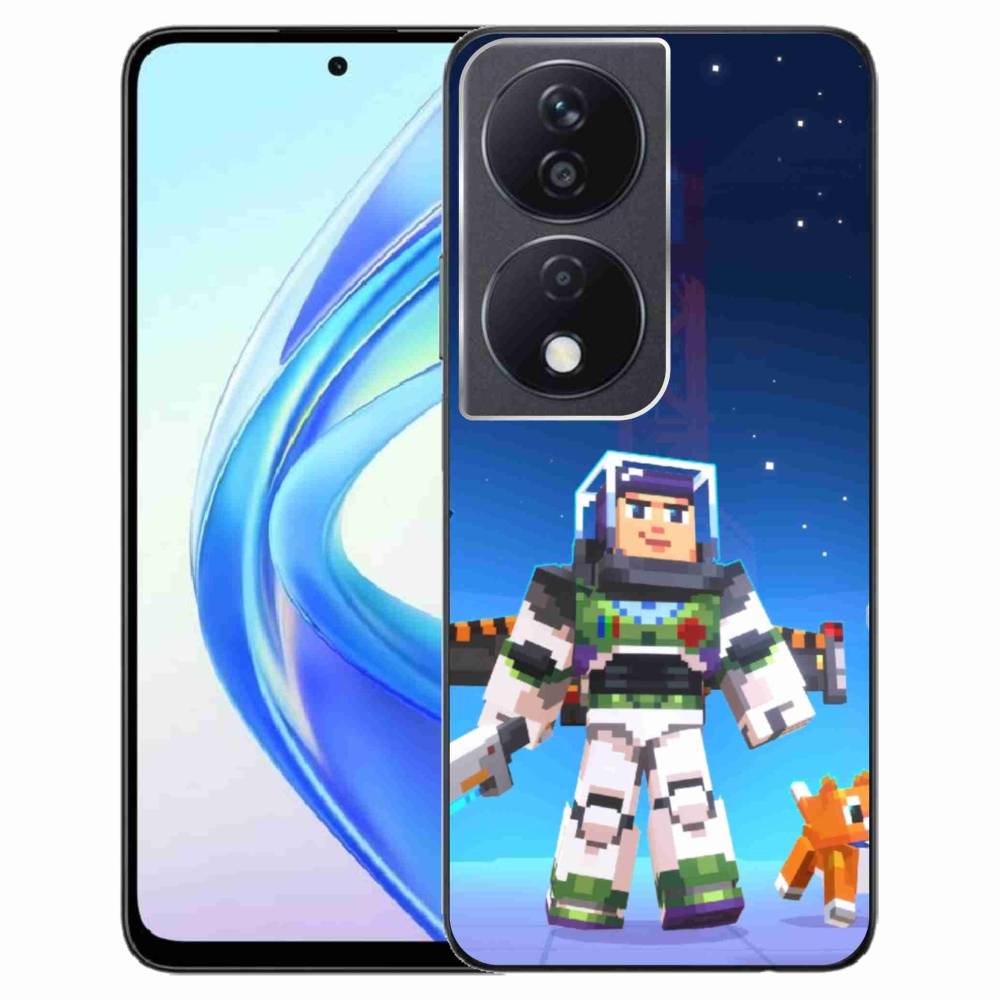 Gélový kryt mmCase na Honor X7b/Honor 90 Smart - minecraft 2