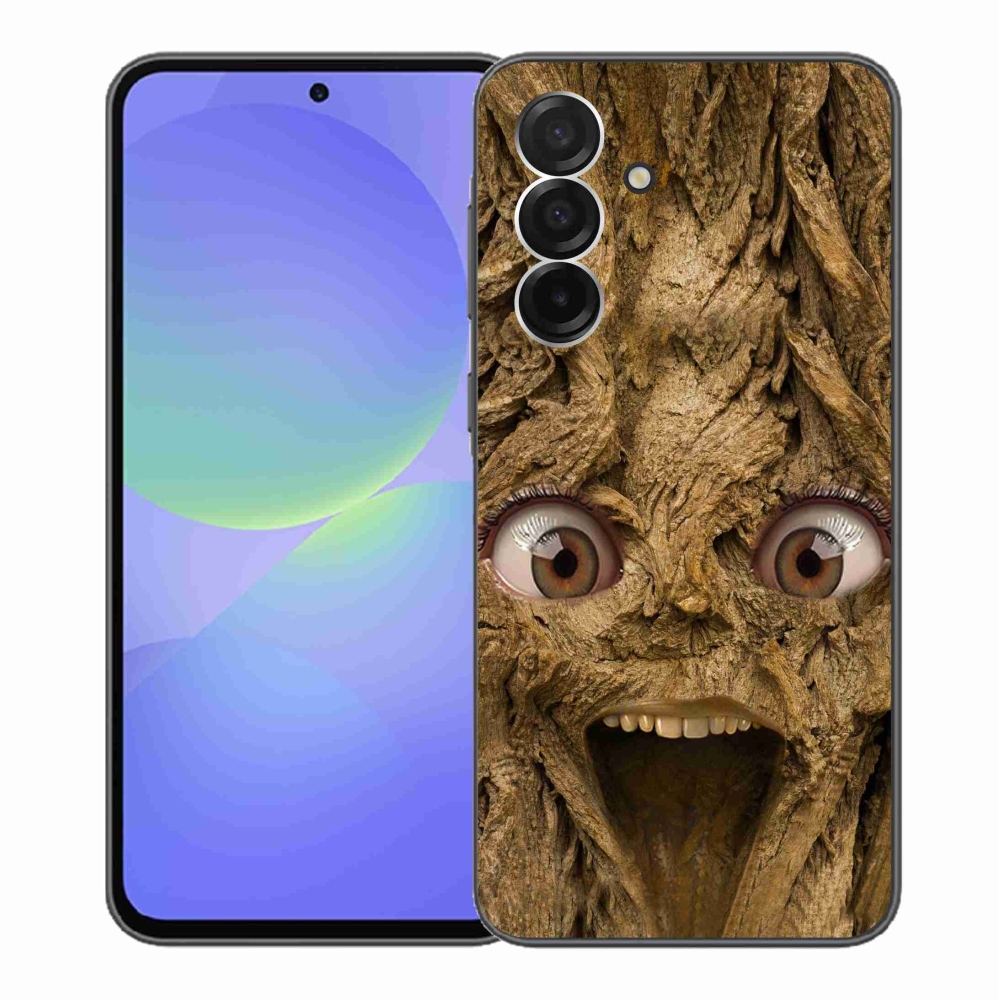 Gélový kryt mmCase na Samsung Galaxy A36 5G - veselý strom s očami