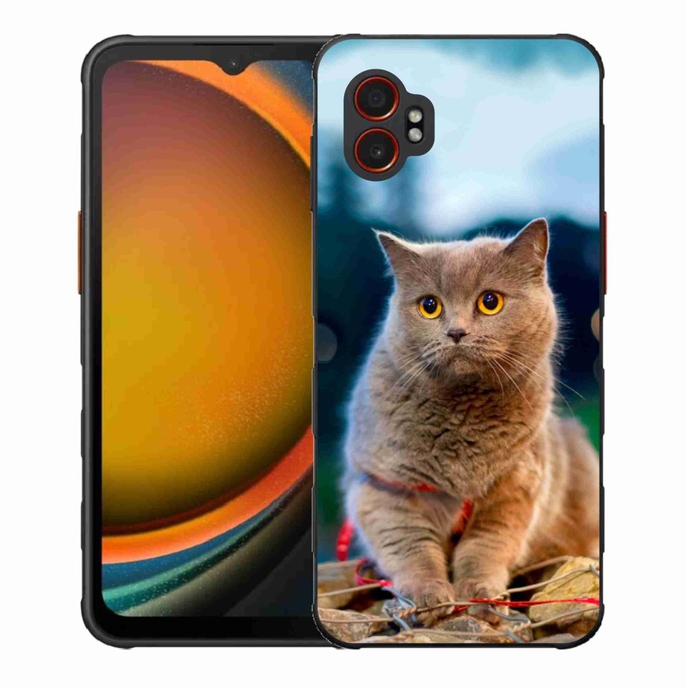 Gélový kryt mmCase na Samsung Galaxy Xcover 7 Pro - britská modrá 2