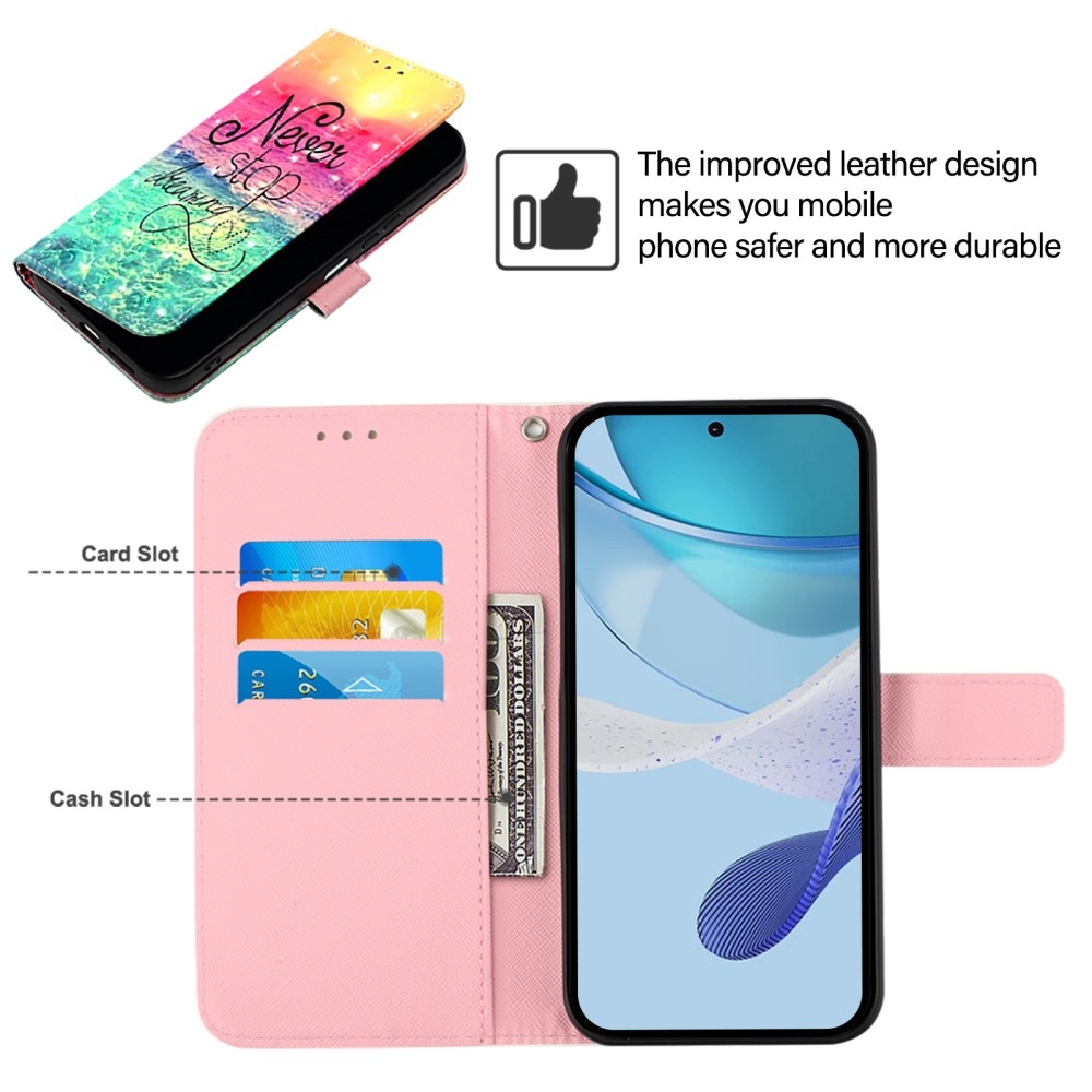 Patte knižkové puzdro na Samsung Galaxy M55 5G - neprestávaj snívať