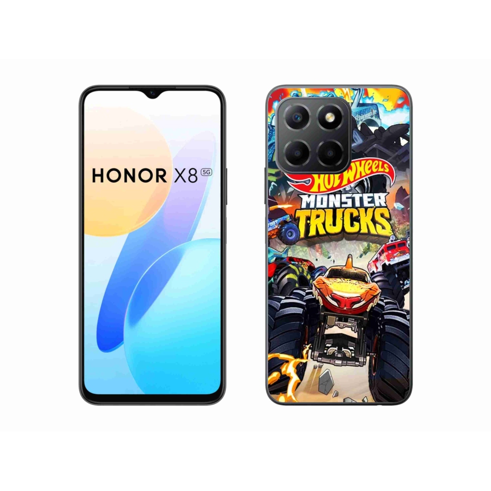 Gélový kryt mmCase na Honor X8 5G/Honor 70 Lite 5G - hot wheels 2