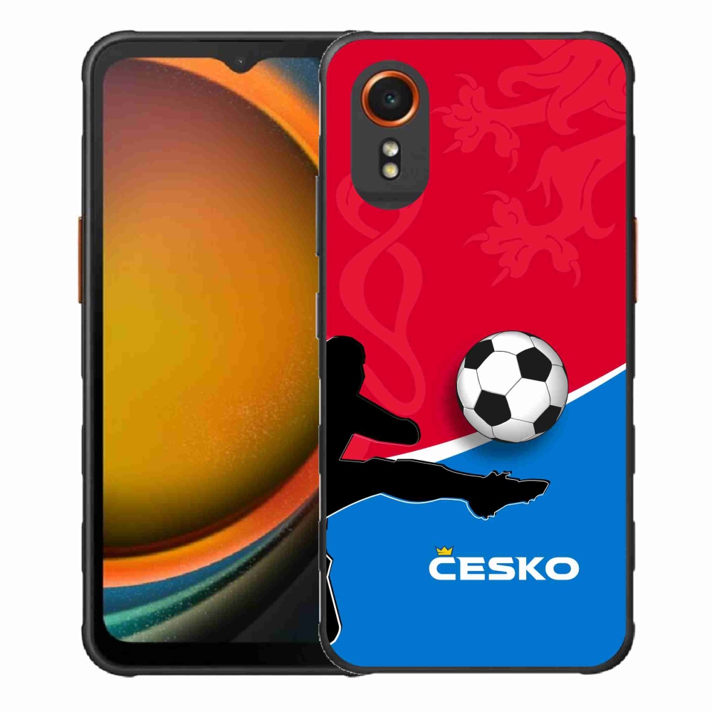 Gélový kryt mmCase na Samsung Galaxy Xcover 7 - futbal Česko 2
