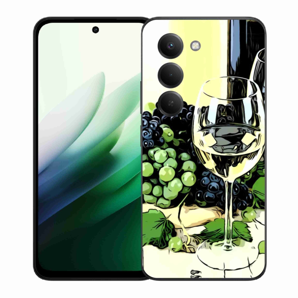 Gélový kryt mmCase na Xiaomi Redmi 15 5G (169mm) - pohár vína