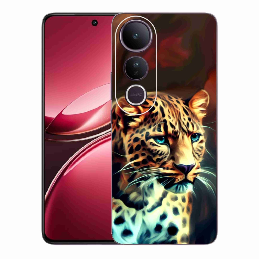 Gélový kryt mmCase na Vivo V50 Lite 4G/5G - leopard