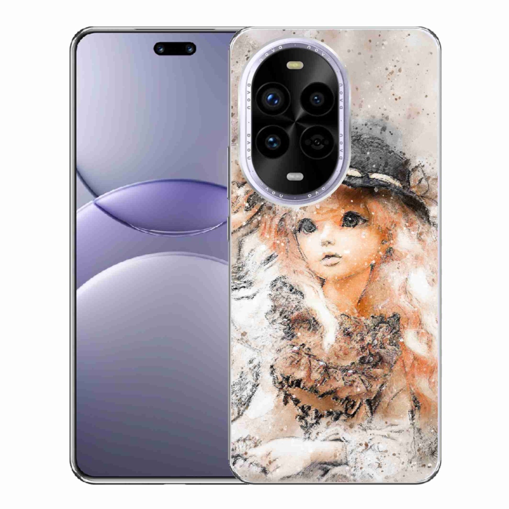 Gélový kryt mmCase na Huawei Nova 13 Pro 5G - dievčatko s klobúkom