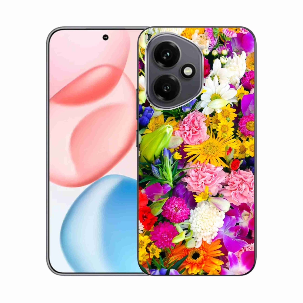 Gélový kryt mmCase na Honor 400 - kvety 12