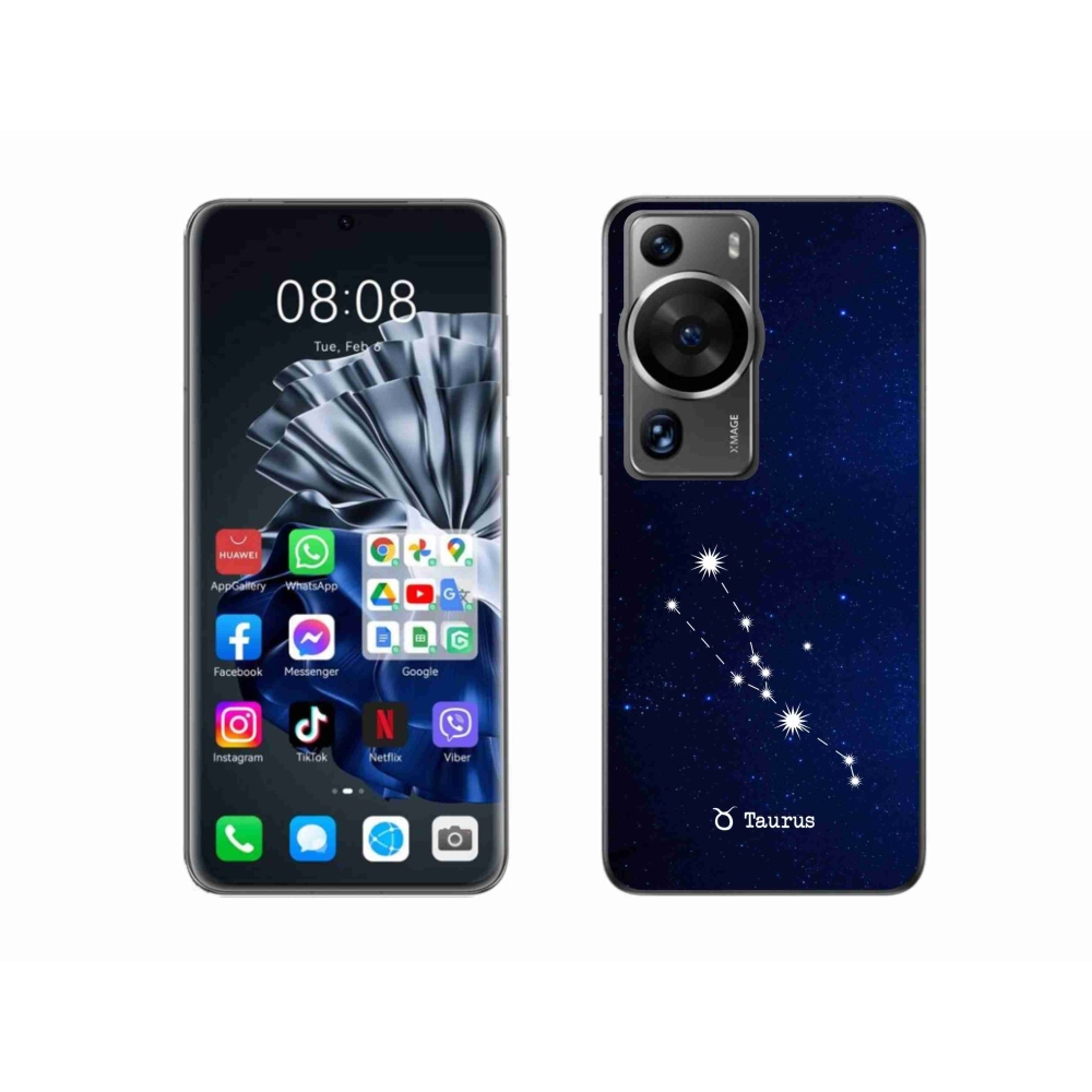Gélový kryt mmCase na Huawei P60 Pro - súhvezdie Býka