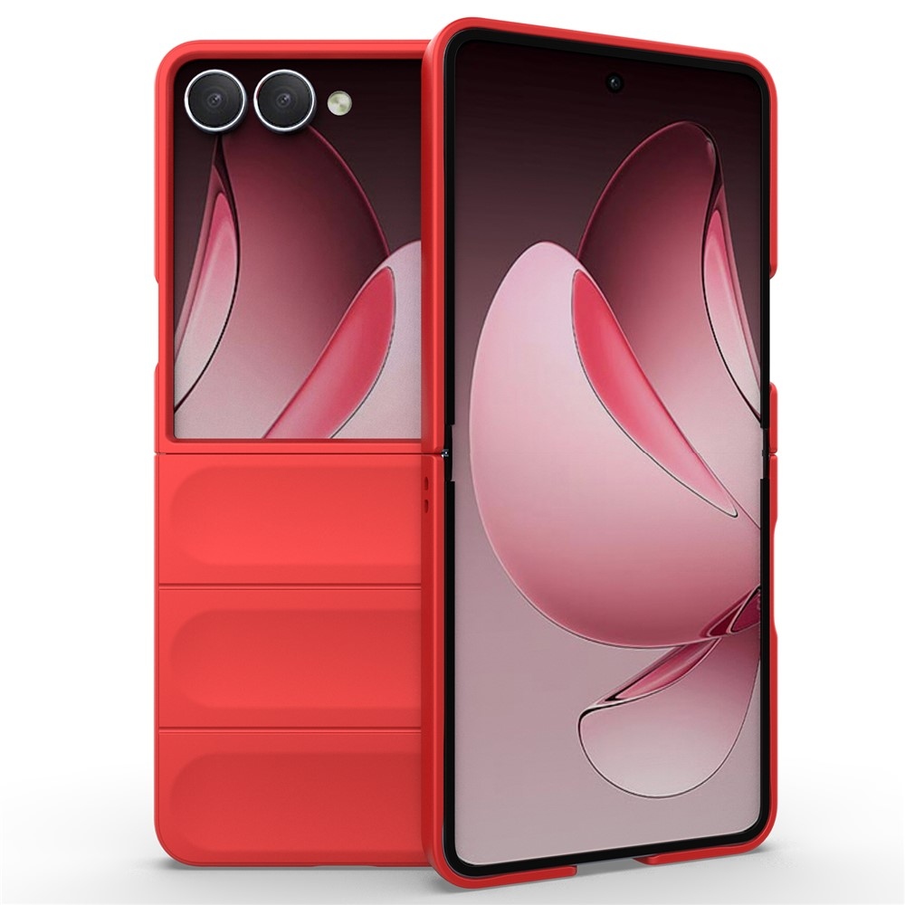 Rugg odolný gélový obal na Samsung Galaxy Z Flip7 5G - červený