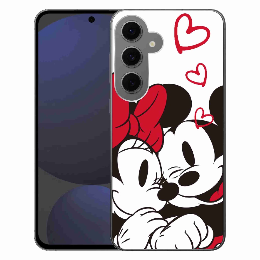 Gélový kryt mmCase na Samsung Galaxy S24 FE - mínnie a mickey