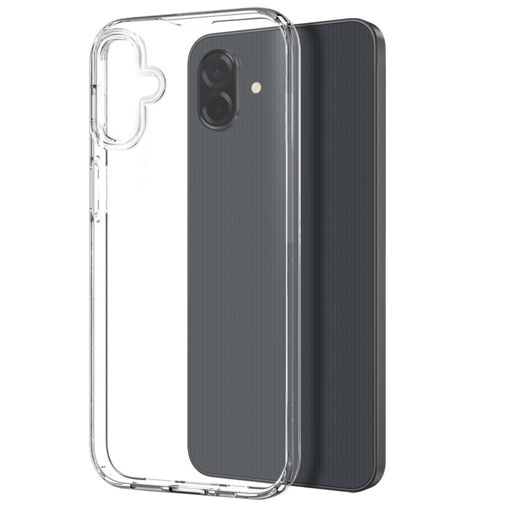 NORTHJO priehľadný gélový obal + tvrdené sklo na Samsung Galaxy A07 4G - priehľadný