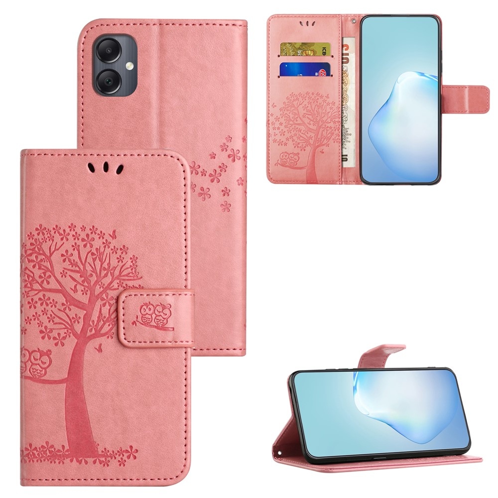 Tree knižkové púzdro na Samsung Galaxy A07 4G - ružové